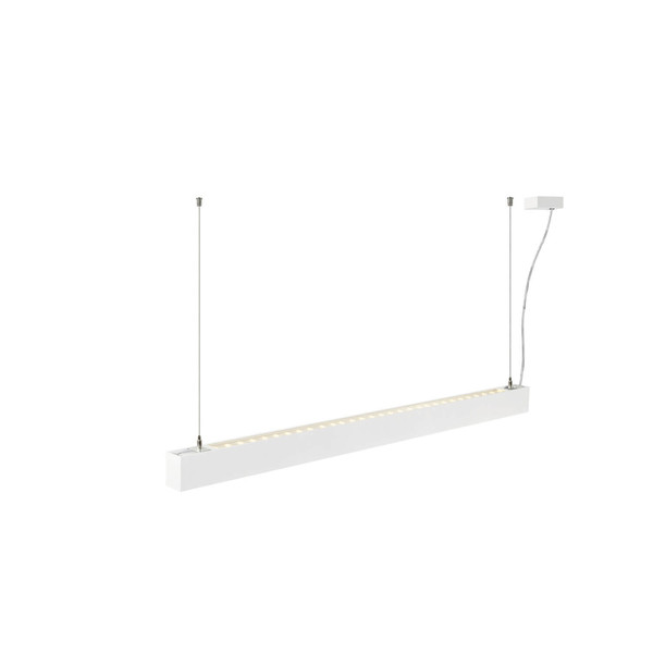SLV 1012154 GLENOS 2.0, PD, 1,2M, DALI, UGR19, Pendelleuchte, Pendellänge 2m, 3000K, 38W, 80°, weiß