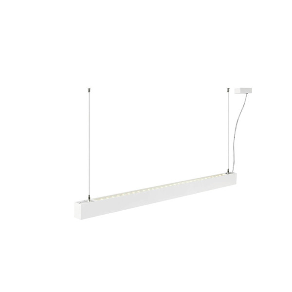 SLV 1012156 GLENOS 2.0, PD, 1,2M, DALI, UGR19, Pendelleuchte, Pendellänge 2m, 4000K, 38W, 80°, weiß