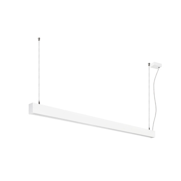 SLV 1012158 GLENOS 2.0, PD, 1,5M, DALI, UGR19, Pendelleuchte, Pendellänge 2m, 3000K, 46W, 80°, weiß