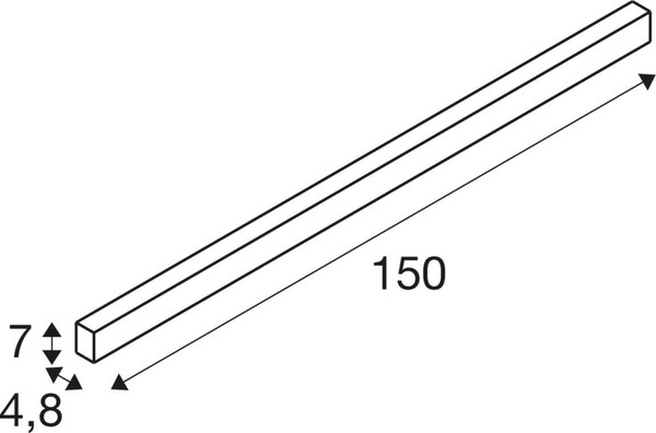 SLV 1012168 GLENOS 2.0, WL, Wandaufbauleuchte, 4000K, 20W, 80°, weiß