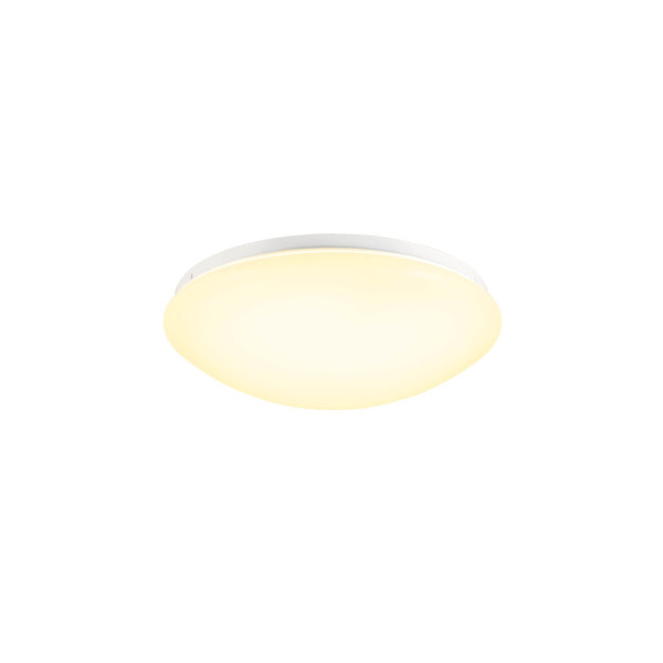 SLV 1012182 LIPSY 2.0 30, CW, Dome, Wand- und Deckenaufbauleuchte, 3000K / 4000K, 7.1W / 11W, 120°, weiß / milchig