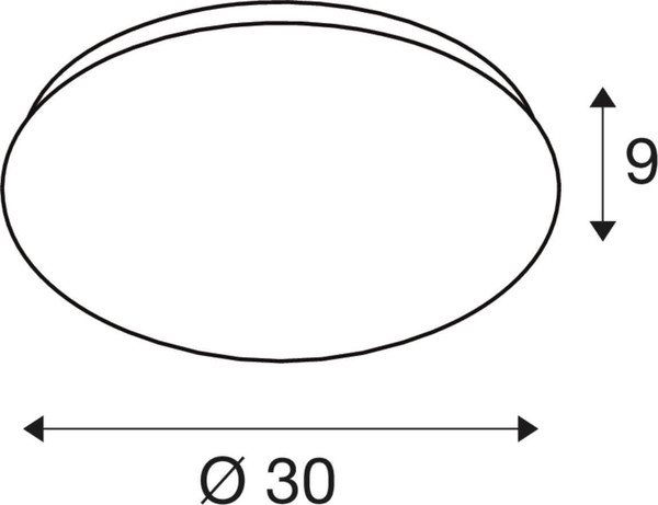 SLV 1012182 LIPSY 2.0 30, CW, Dome, Wand- und Deckenaufbauleuchte, 3000K / 4000K, 7.1W / 11W, 120°, weiß / milchig