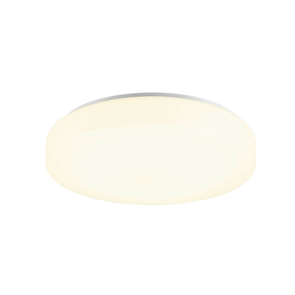 SLV 1012187 LIPSY 2.0 40, CW, Drum, Wand- und Deckenaufbauleuchte, 3000K / 4000K, 9/18W, 120°, weiß / milchig
