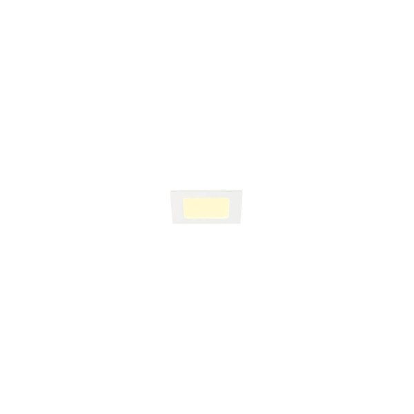 SLV 1012207 SENSER 2.0 12, RL, eckig, DALI, Deckeneinbauleuchte, 3000K / 4000K, 7W, 90°, weiß