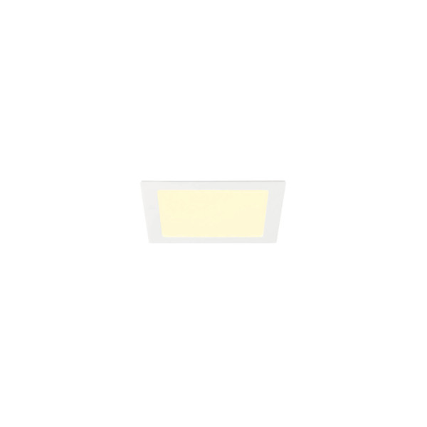 SLV 1012210 SENSER 2.0 24, RL, eckig, DALI, Deckeneinbauleuchte, 3000K / 4000K, 18W, 90°, weiß