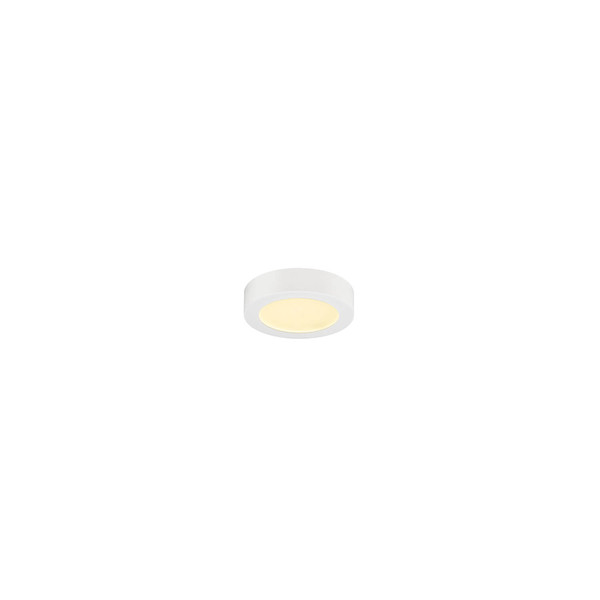 SLV 1012223 SENSER 2.0 18, CW, rund, DALI, Wand- und Deckenaufbauleuchte, 3000K / 4000K, 13W, 90°, weiß