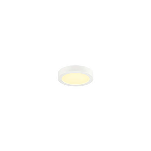 SLV 1012225 SENSER 2.0 24, CW, rund, DALI, Wand- und Deckenaufbauleuchte, 3000K / 4000K, 23W, 90°, weiß