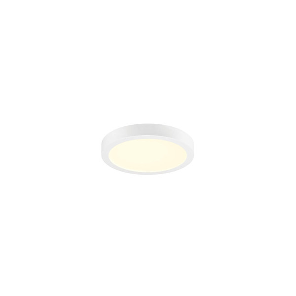 SLV 1012227 SENSER 2.0 30, CW, rund, DALI, Wand- und Deckenaufbauleuchte, 3000K / 4000K, 27W, 90°, weiß