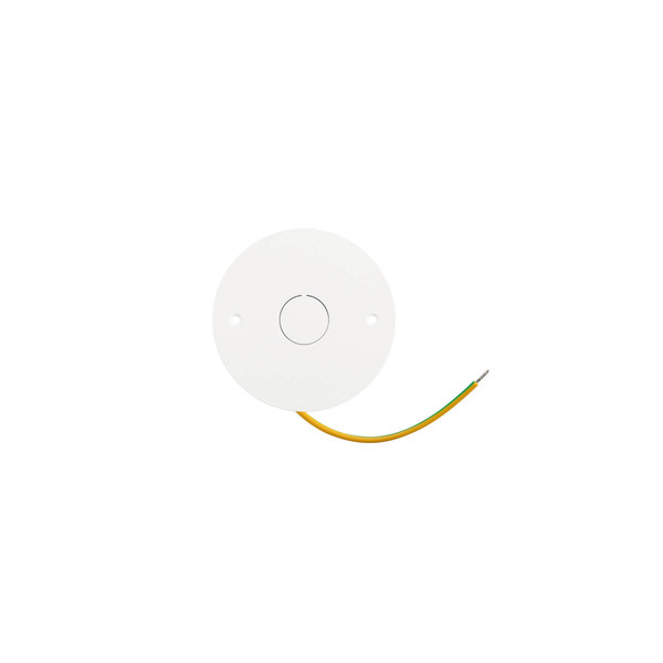 SLV 1012353 48V SYSTEM runde Abdeckplatte, Durchmesser: 8cm, H: 0,10cm, weiß