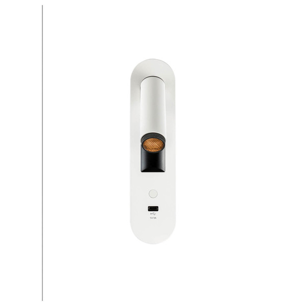 SLV 1012363 GRIP! S, WL, Wandeinbauleuchte, 2700K, 4.2W, Schalter, 29°, weiß / schwarz