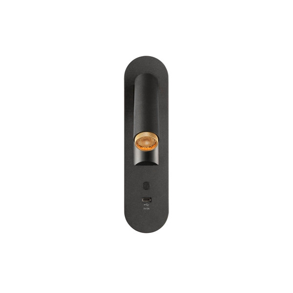SLV 1012364 GRIP! S, WL, Wandeinbauleuchte, 2700K, 4.2W, Schalter, 29°, schwarz / goldfarben