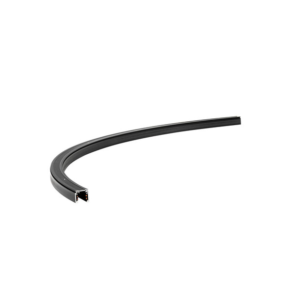 SLV 1012420 48V SYSTEM TRACK, gebogene Aufbau-Stromschiene, RADIUS 80CM, rechts, DALI, schwarz