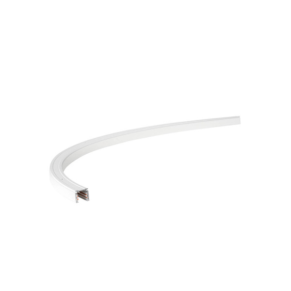 SLV 1012421 48V SYSTEM TRACK, gebogene Aufbau-Stromschiene, RADIUS 80CM, rechts, DALI, weiß