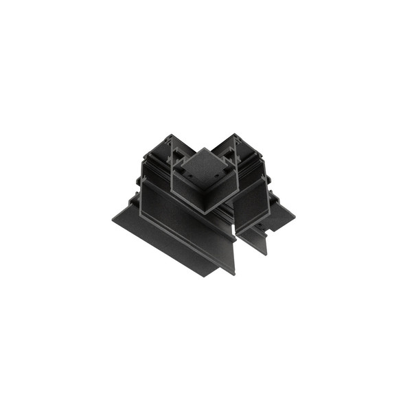 SLV 1012450 48V SYSTEM, T-Verbinder, mechanisch, für Einbaustromschiene tief, links 1, schwarz
