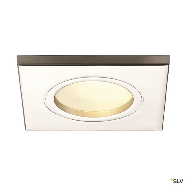 SLV 111127 DOLIX OUT, Outdoor Einbauleuchte, QR-C51, IP65, eckig, titan, max. 35W, inkl. Clipfedern