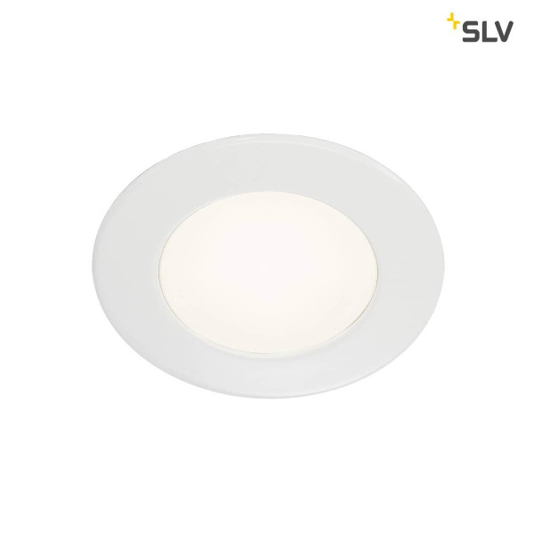 SLV 112221 Downlight DL 126 LED rund weiss 2,8W LED warmweiss 12V