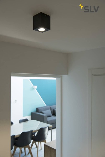 SLV 113940 TRILEDO SQUARE CL Aufbaudownlight mattschwarz LED 6W 38° 3000K inkl. Treiber