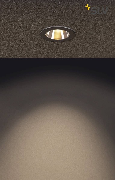 SLV 114500 H-LIGHT REFLECTOR mattschwarz 12W 20° 2700K inkl. Treiber Clipfeder