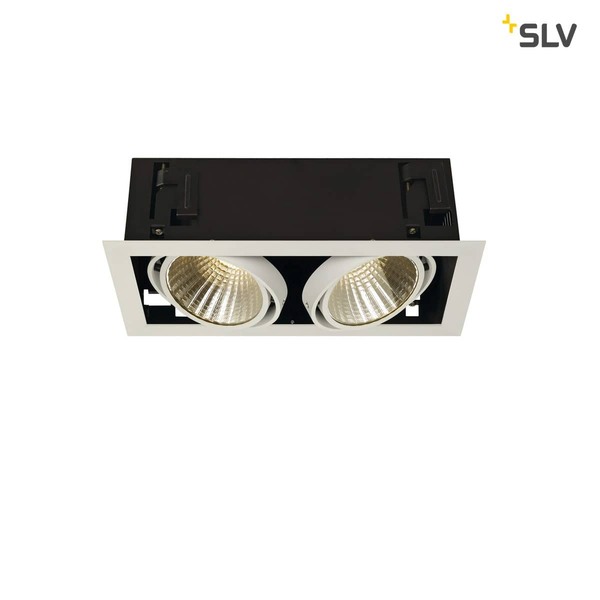 SLV 115741 KADUX LED DL Set mattweiss 2x24W 30° 3000K inkl. Treiber