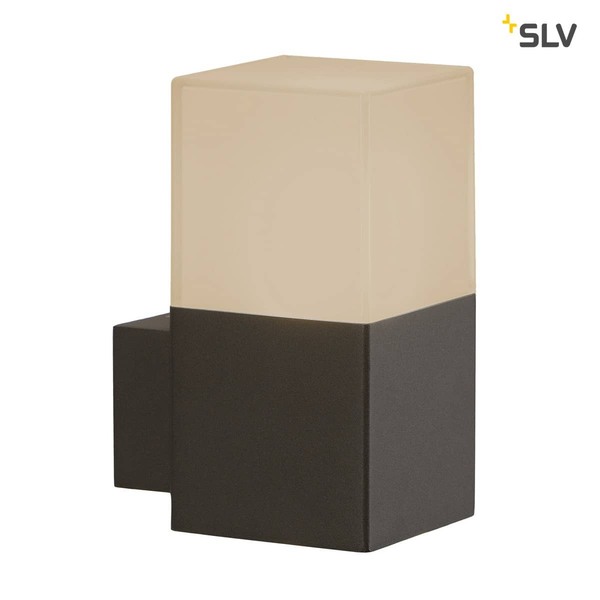 SLV 231205 GRAFIT Wandleuchte WL anthrazit weiss E27 ESL max. 11W IP44