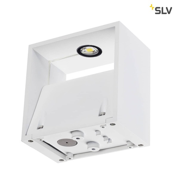 SLV 232101 LOGS WALL Wandleuchte eckig weiss 6W LED warmweiss
