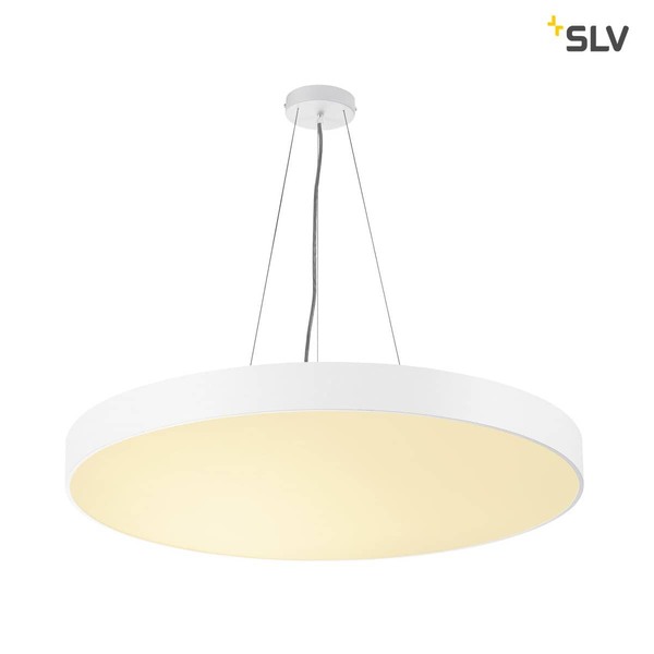 SLV 135171 MEDO 90 LED Deckenleuchte weiss optional abpendelbar