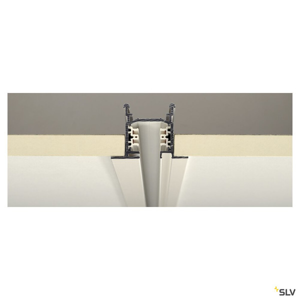 SLV 145211 EUTRAC 3PHASEN-EINBAUSCHIENE, Hochvoltschiene, weiß, 2 m