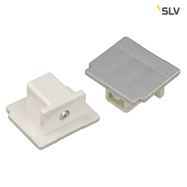 SLV 145594 EUTRAC Endkappe für 3-Phasenschiene silbergrau