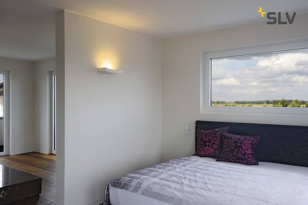 SLV 148012 Wandleuchte GL 102 CURVE weisser Gips R7s 78mm max. 100W