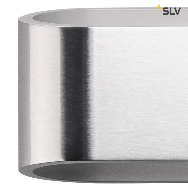 SLV 151275 ASSO LED 300 Wandleuchte oval alu brushed 2x5W 3000K