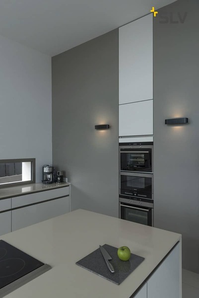 SLV 151410 OSSA R7s 300 Wandleuchte oval matt black R7s 118mm max. 120W up down