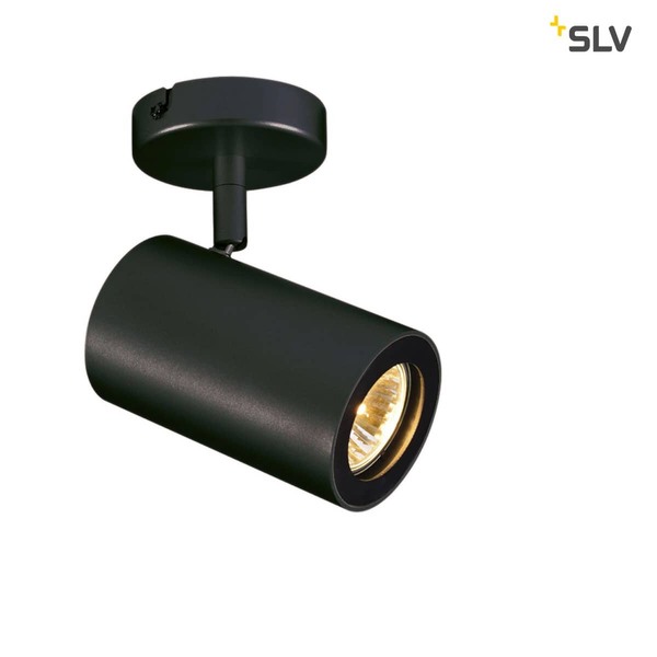 SLV 152010 ENOLA_B Wand- und Decken- leuchte single mattschwarz GU10 max. 50W