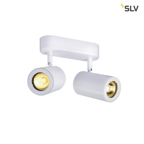 SLV 152021 ENOLA_B Wand- und Decken- leuchte double weiss 2xGU10 max. 50W