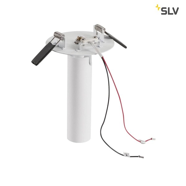 SLV 152381 KARPO 30 Single Spot Deckeneinbauleuchte Rosette flach weiss 7,5W LED 3000K,