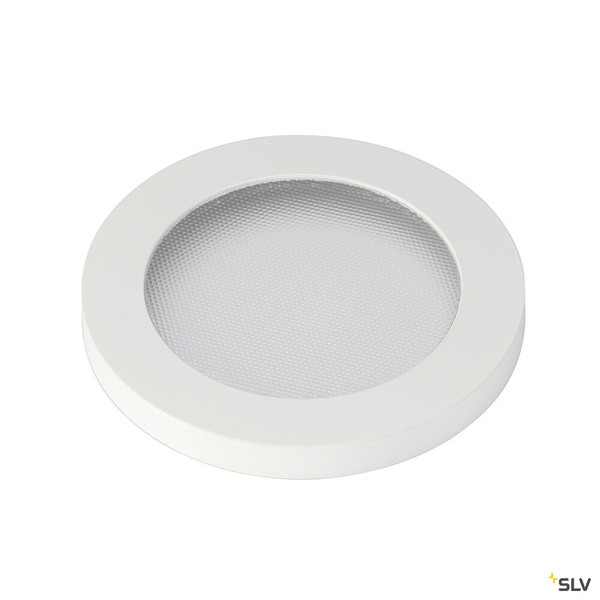 SLV 152441 ZIERRING/DIFFUSOR, für ENOLA_C Serie, rund, weiß, mit Strukturglas-Diffusor