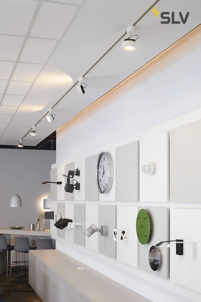 SLV 152601 KALU TRACK LEDDISK Leuchtenkopf weiss 3000K inkl. 3P.-Adapter