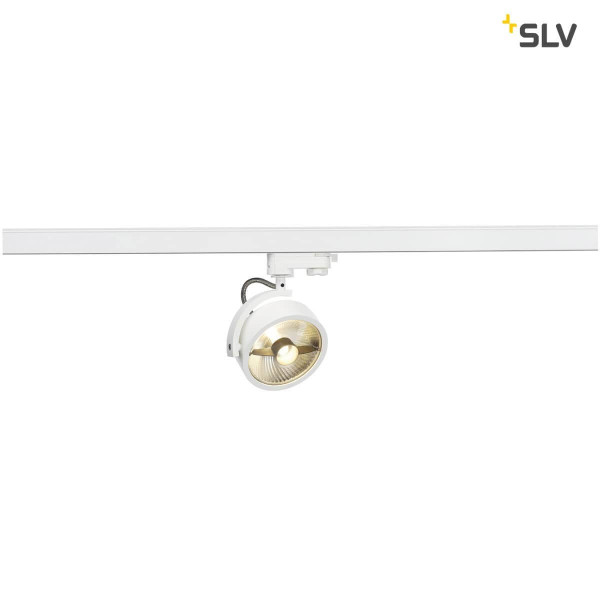 SLV 152611 KALU TRACK QPAR111 Leuchtenkopf weiss inkl. 3P.-Adapter