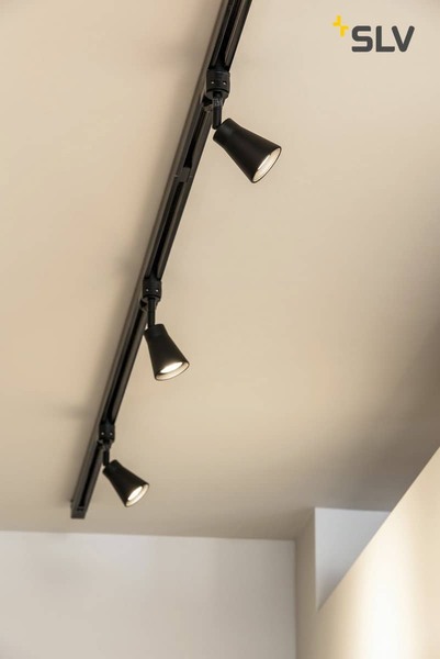SLV 152640 AVO Spot inkl. 3P.-Adapter schwarz 1x GU10 max. 50W