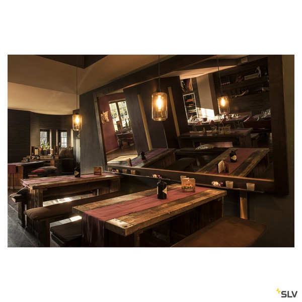 SLV 156938 FENDA, Leuchtenschirm, Glas-Zylinder