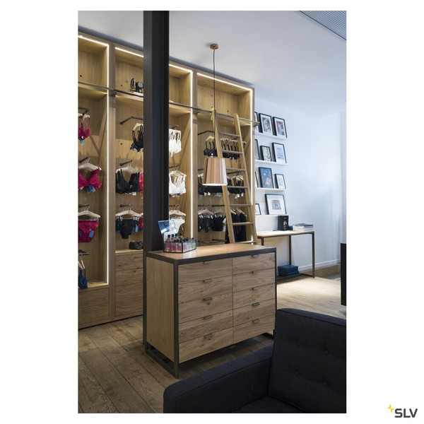 SLV 165519 TINTO, Pendelleuchte, A60, kupfer, max. 60 W