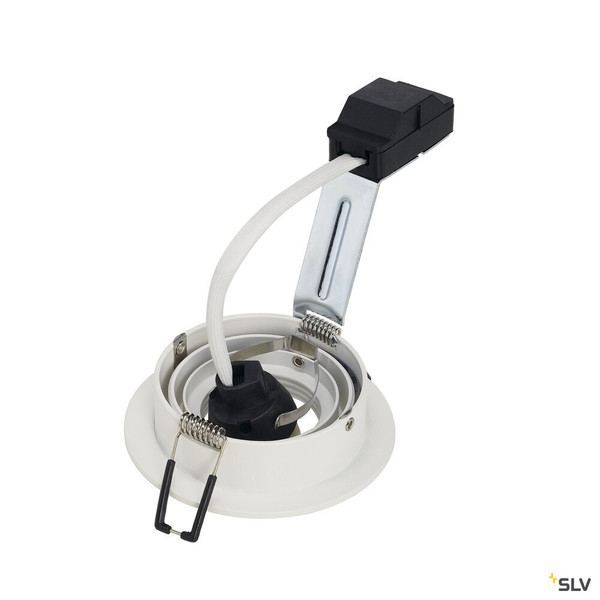 SLV 199981 PIREQ, mattweiss, max. 50 W, inkl.Clipfedern