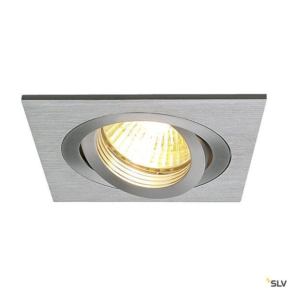 SLV 199996 PIREQ, alu brushed, max. 50 W, inkl.Clipfedern