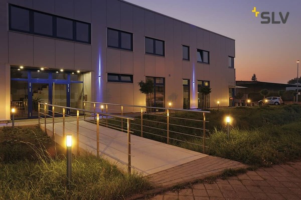 SLV 229172 BIG NAILS 80 Stehleuchte Edelstahl E27 ESL max. 15W IP44