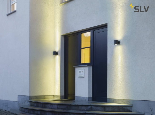 SLV 230365 SITRA WALL UP-DOWN Wandleuchte anthrazit 2xGX53 max. 2x9W IP44
