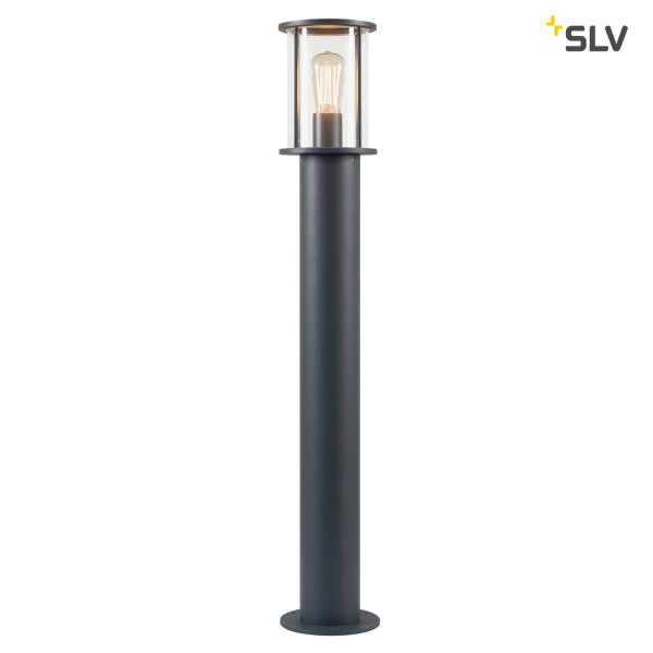SLV 232075 PHOTONIA Wege- und Standleuchte A60 rund anthrazit klares Glas