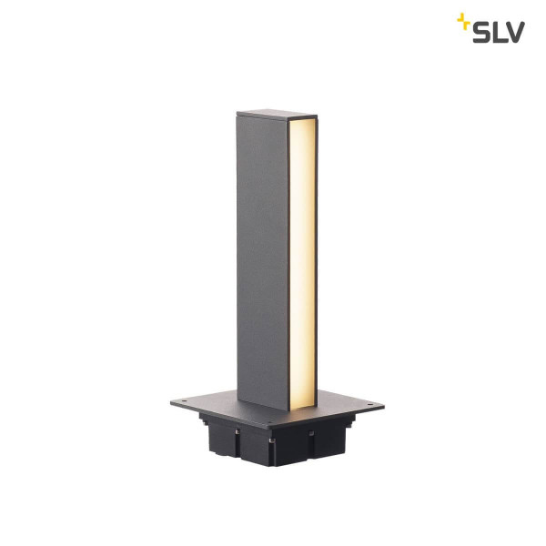 SLV 232155 H-POL Wege- und Standleuchte einflammig LED 3000K anthrazit L B H 16,5 16,5 36 cm