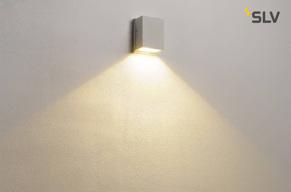 SLV 232431 QUAD XL 1 Wandleuchte eckig weiss LED 1x3,2W 3000K,