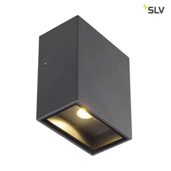 SLV 232435 QUAD XL 1 Wandleuchte eckig anthrazit LED 1x3,2W 3000K,