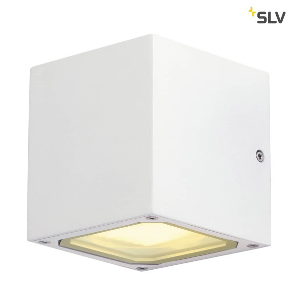 SLV 232531 SITRA CUBE Wandleuchte weiss 2xGX53 max. 2x9W