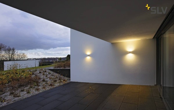 SLV 232531 SITRA CUBE Wandleuchte weiss 2xGX53 max. 2x9W